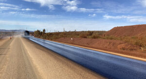 Civil construction roadworks and infrastructure project